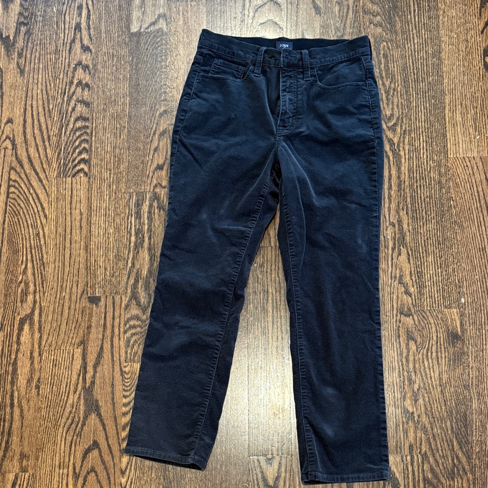 Women’s Jcrew cordouroy  Black Pants size 27 petite